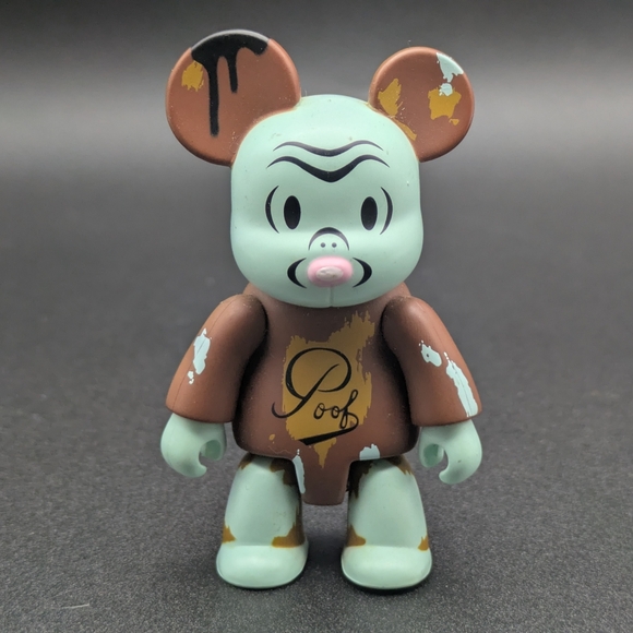 2006 Qee Ox Op Series 3 GARY TAXALI Poof 2.5" Art Toy2r FIGURE w/ Sticker Lot - Picture 2 of 8